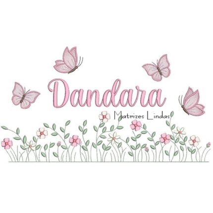 Matriz de Bordado – Dandara Jardim Flores