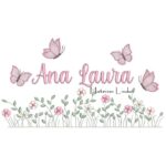 Matriz de Bordado - Nome Ana Laura