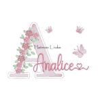 Matriz de Bordado Nome Analice