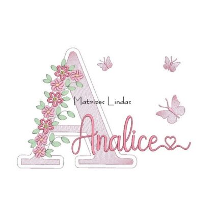 Matriz de Bordado Nome Analice Matriz de Bordado Nome Analice