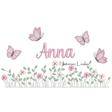 Matriz de Bordado – Nome Anna