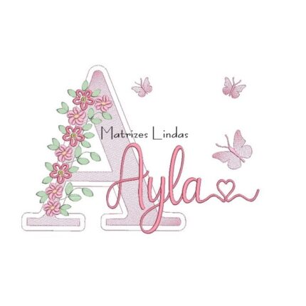 Matriz de Bordado – Nome Ayla