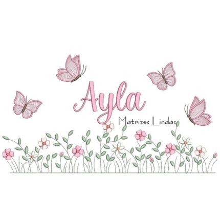 Matriz de Bordado – Nome Ayla Matriz de Bordado – Nome Ayla
