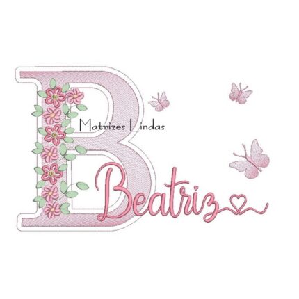 Matriz de Bordado – Nome Beatriz Matriz de Bordado – Nome Beatriz