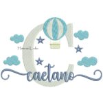 Matriz de Bordado - Nome Caetano