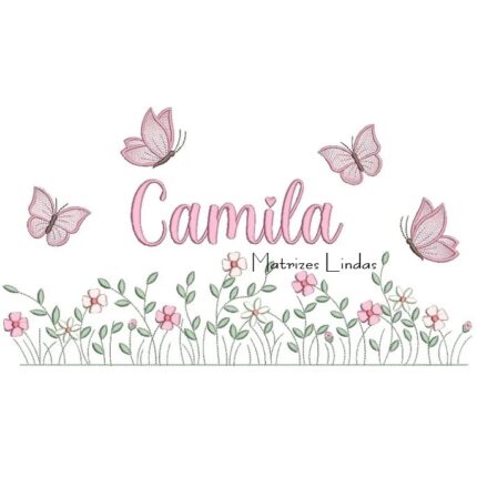 Matriz de Bordado – Nome Camila Matriz de Bordado – Nome Camila