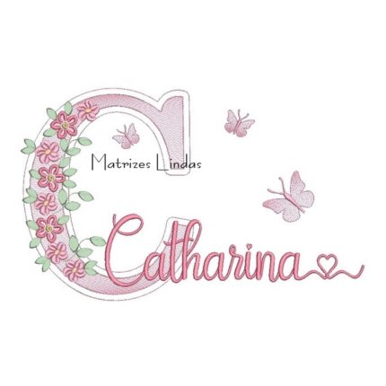 Matriz de Bordado – Nome Catharina