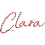 Matriz de Bordado - Nome Clara