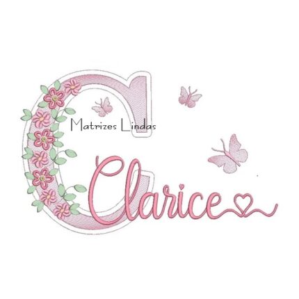 Matriz de Bordado – Nome Clarice Matriz de Bordado – Nome Clarice