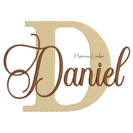 Matriz de Bordado – Nome Daniel Matriz de Bordado – Nome Daniel
