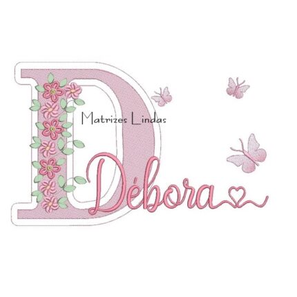 Matriz de Bordado – Nome Débora Matriz de Bordado – Nome Débora