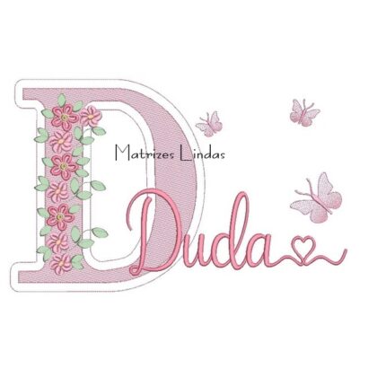 Matriz de Bordado – Nome Duda