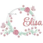 Matriz de Bordado - Nome Elisa