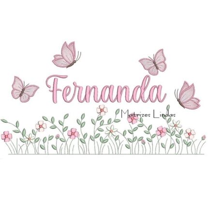 Matriz de Bordado – Nome Fernanda