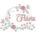 Matriz de Bordado - Nome Flávia