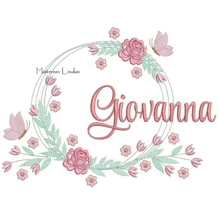 Matriz de Bordado – Nome Giovanna