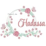 Matriz de Bordado - Nome Hadassa