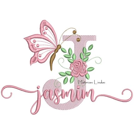 Matriz de Bordado – Nome Jasmim