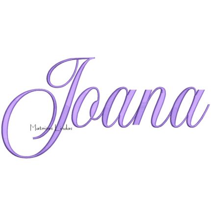 Matriz de Bordado – Nome Joana