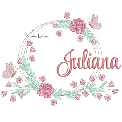 Matriz de Bordado - Nome Juliana