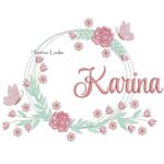 Matriz de Bordado - Nome Karina