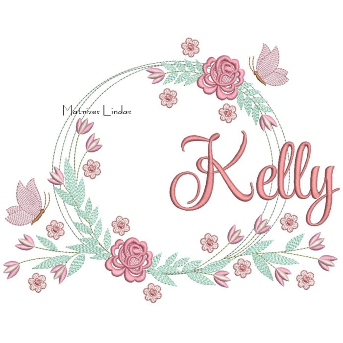 Matriz de Bordado – Nome Kelly