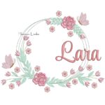 Matriz de Bordado - Nome Lara