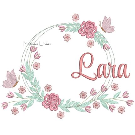 Matriz de Bordado - Nome Lara