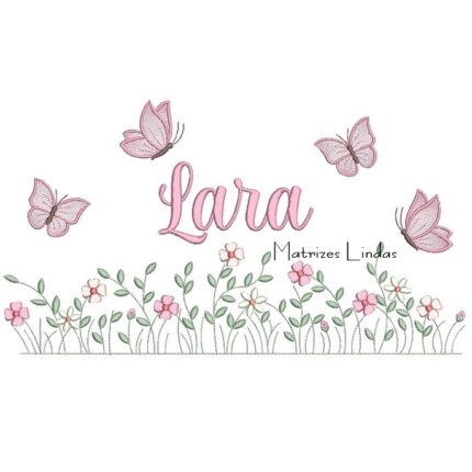 Matriz de Bordado – Nome Lara