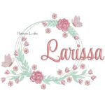 Matriz de Bordado - Nome Larissa