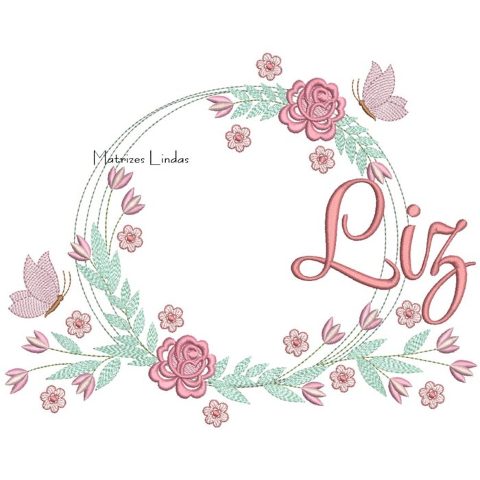Matriz de Bordado – Nome Liz