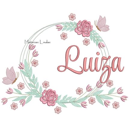 Matriz de Bordado - Nome Luiza