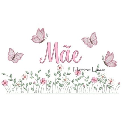 Matriz de Bordado – Nome Mãe