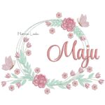 Matriz de Bordado - Nome Maju
