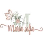 Matriz de Bordado - Nome Maria Sofia