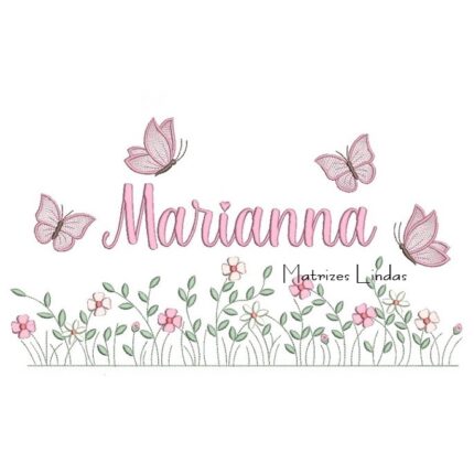 Matriz de Bordado – Nome Marianna