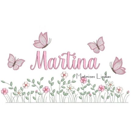 Matriz de Bordado – Nome Martina