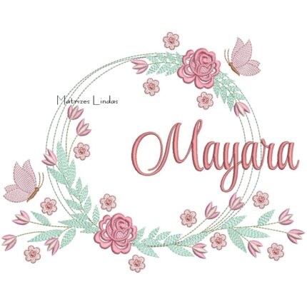 Matriz de Bordado – Nome Mayara