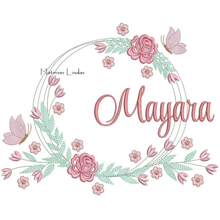 Matriz de Bordado – Nome Mayara
