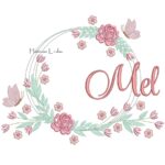 Matriz de Bordado - Nome Mel