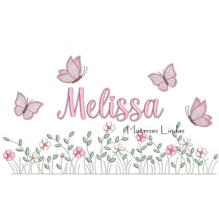 Matriz de Bordado – Nome Melissa Matriz de Bordado – Nome Melissa