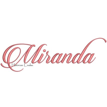 Matriz de Bordado - Nome Miranda