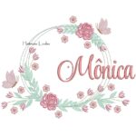 Matriz de Bordado - Nome Mônica
