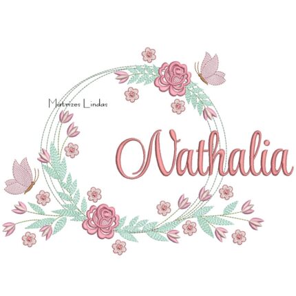 Matriz de Bordado – Nome Nathalia Matriz de Bordado – Nome Nathalia