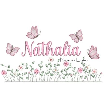 Matriz de Bordado – Nome Nathalia Matriz de Bordado – Nome Nathalia