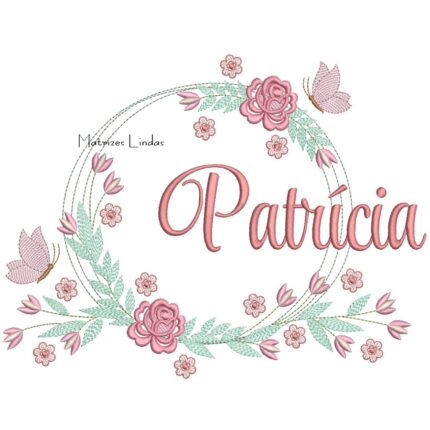Matriz de Bordado - Nome Patrícia