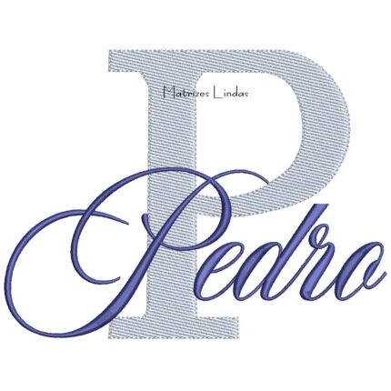 Matriz de Bordado – Nome Pedro Matriz de Bordado – Nome Pedro