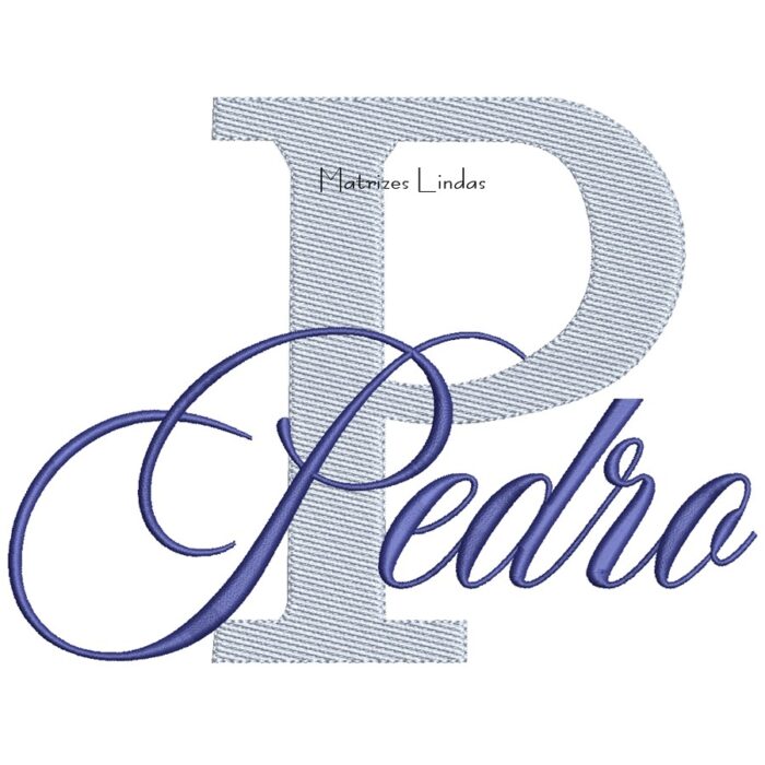 Matriz de Bordado – Nome Pedro