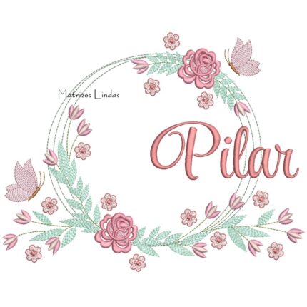 Matriz de Bordado – Nome Pilar