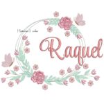 Matriz de Bordado - Nome Raquel